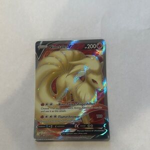 Ninetales V Pokémon Card